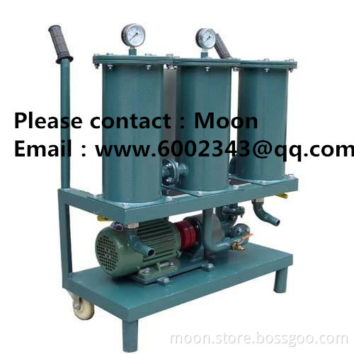 JL portable oil filter purifier,used oil filtration system with ISO certification